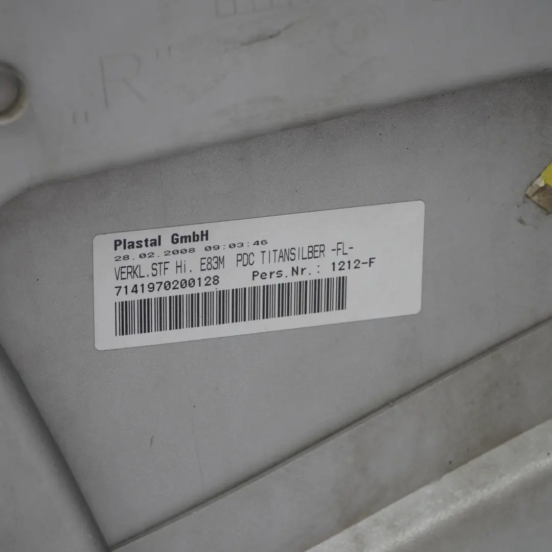 Zderzak Tylny Tył Titansilber M-Pakiet do BMW X3 E83 o numerze 0403470 BMW X3 E83 Zderzak Tylny Tył Titansilber M-Pakiet - SKU 0403470-TS - Numer Części 0403470