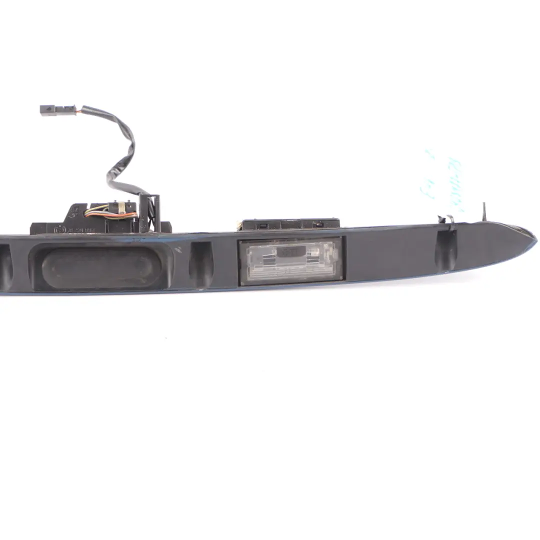 Handle License Plate Light Topaz Blue Metallic 364 to BMW E46 Convertible Tailgate with Part number 0403477 BMW E46 Convertible Tailgate Handle License Plate Light Topaz Blue Metallic 364 - SKU 0403477-TPB - Part number 0403477