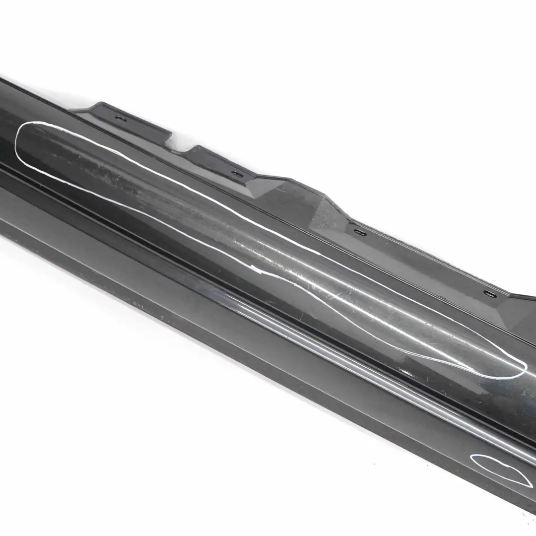 BMW X3 E83 Gonna Laterale M Sport Sill Cover Sinistra Black Sapphire - 475 - SKU 0403480-BS1 - Numero di parte 0403480