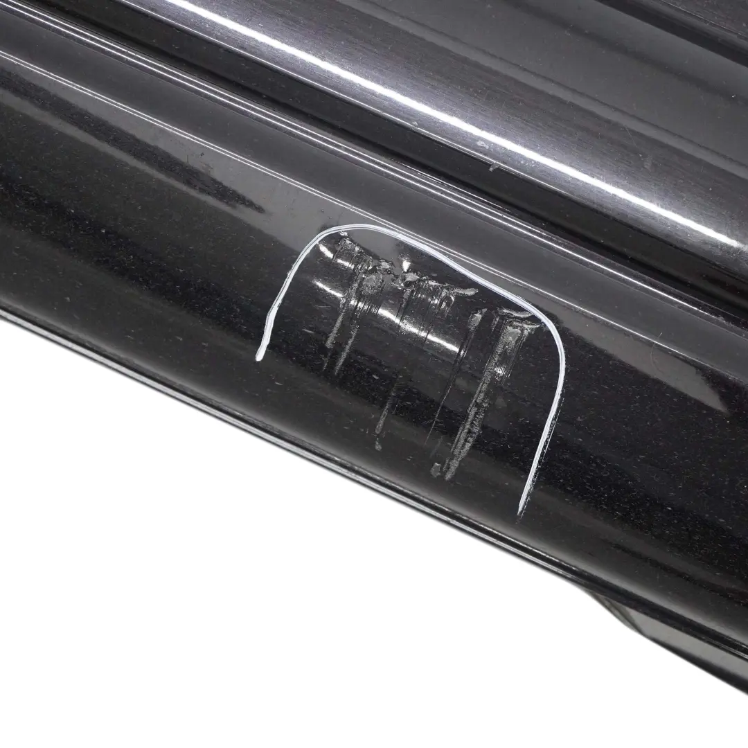 BMW X3 E83 Gonna Laterale M Sport Sill Cover Sinistra Rubinschwarz Ruby Nero S23 - SKU 0403480-RUB - Numero di parte 0403480