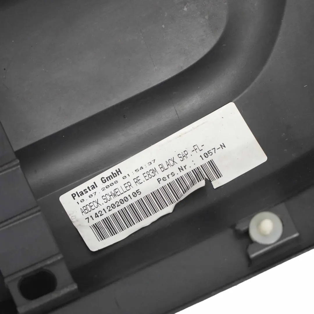 Side Skirt BMW X3 E83 M Sport Door Sill Cover Right O/S Black Sapphire - 475  - SKU 0403482-BS1 - Part number 0403482