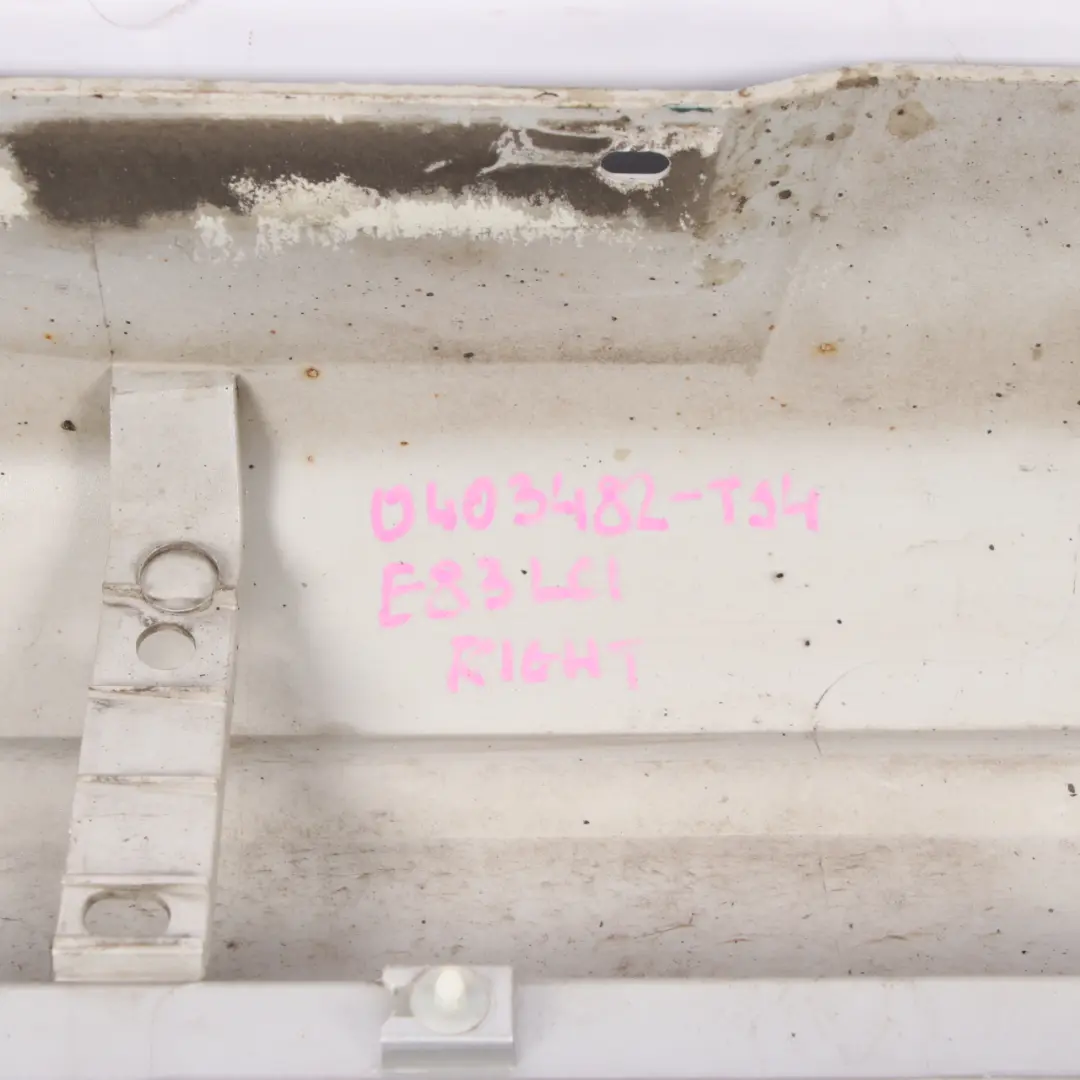 Side Skirt BMW X3 E83 M Sport Door Sill Cover Right O/S Titansilber Silver - 354 to with Part number 0403482 Side Skirt BMW X3 E83 M Sport Door Sill Cover Right O/S Titansilber Silver - 354 - SKU 0403482-TS4 - Part number 0403482