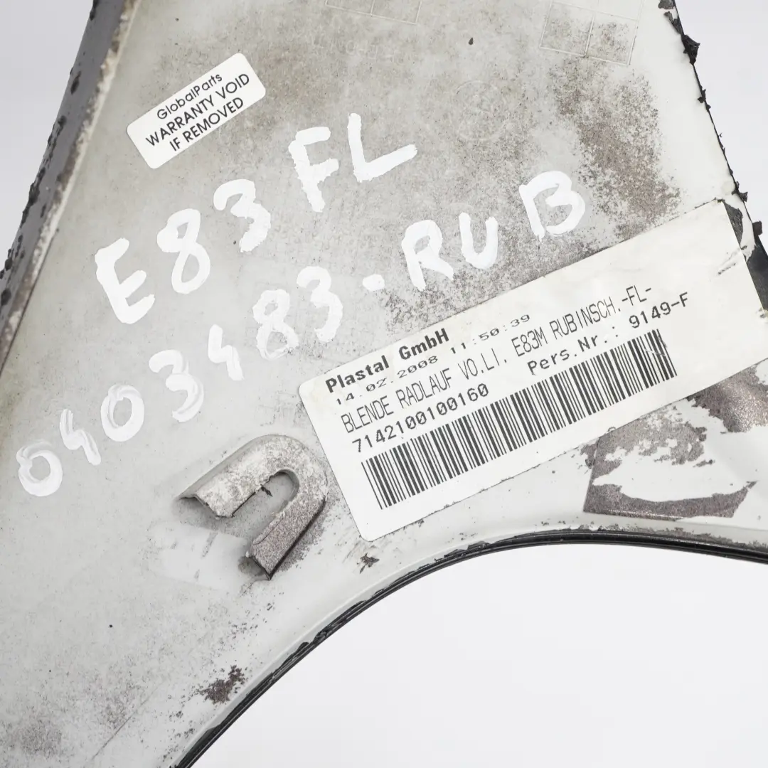 Osłona Nadkola Lewa M-Pakiet Rubin S23 do BMW X3 E83 o numerze 0403483 BMW X3 E83 Osłona Nadkola Lewa M-Pakiet Rubin S23 - SKU 0403483-RUB - Numer Części 0403483