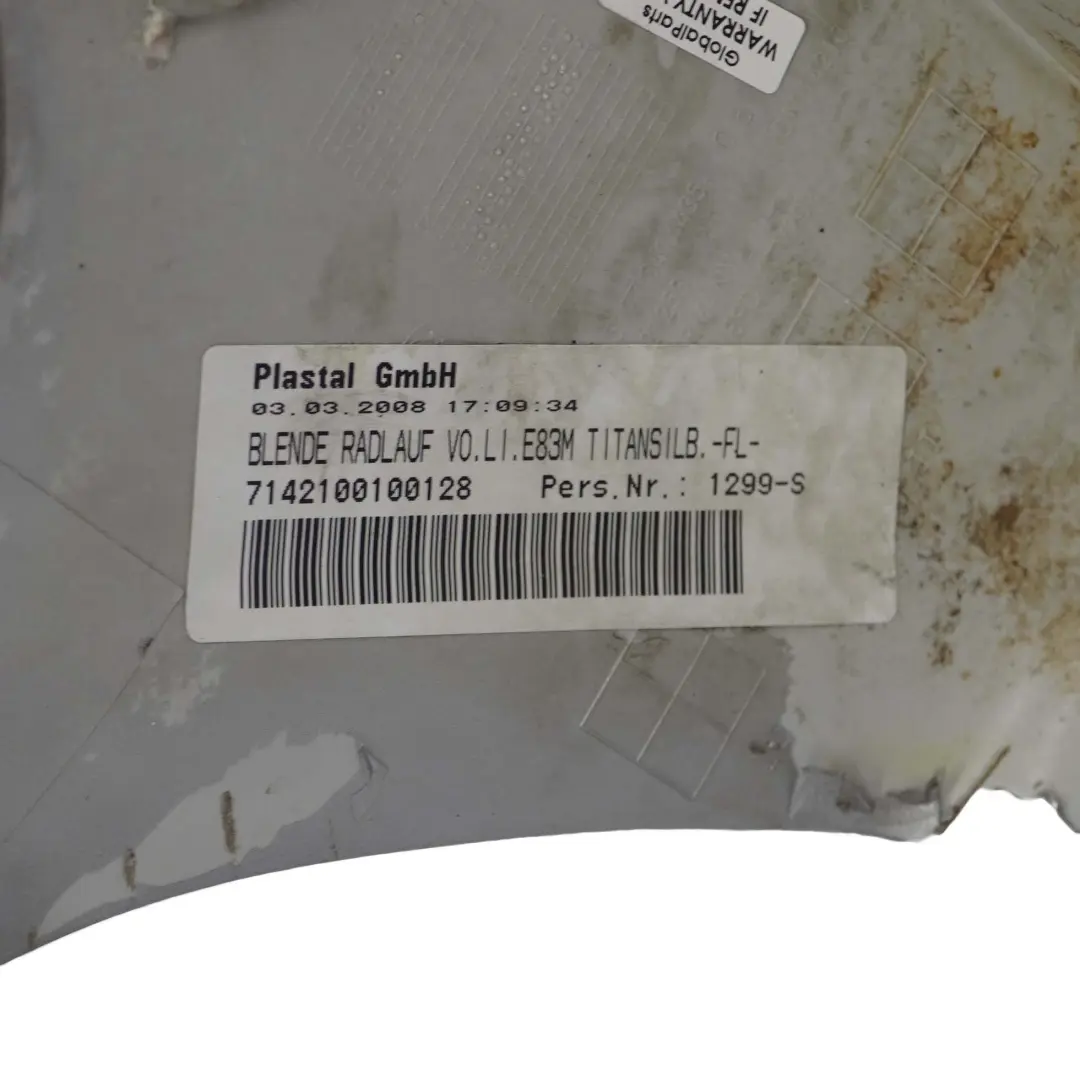 Osłona Nadkola Lewa Titan M-Pakiet do BMW X3 E83 o numerze 0403483 BMW X3 E83 Osłona Nadkola Lewa Titan M-Pakiet - SKU 0403483-TS - Numer Części 0403483