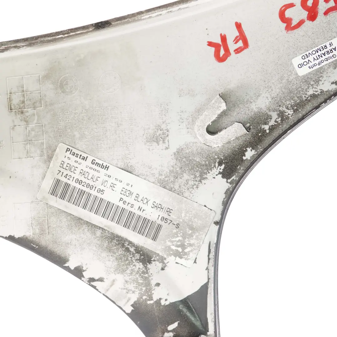 Enjoliveur de roue avant droit M Sport Noir Saphir - 475 pour BMW X3 E83 à propos du numéro de pièce 0403484 BMW X3 E83 Enjoliveur de roue avant droit M Sport Noir Saphir - 475 - SKU 0403484-BS - Numéro de pièce 0403484