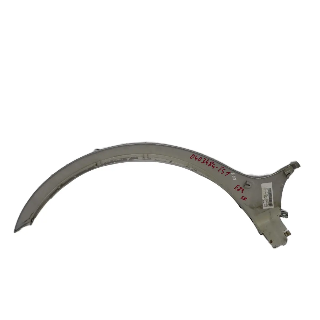 BMW X3 E83 Cubre Paso De Rueda Delantero Derecho M Sport Titansilber Plata - 354 - SKU 0403484-TS1 - Número de pieza 0403484