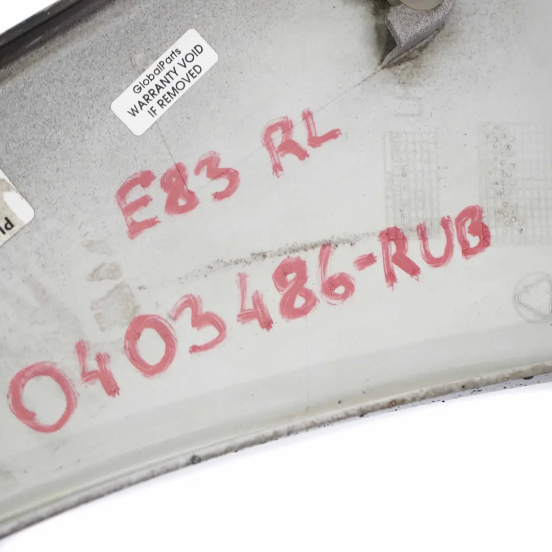 BMW X3 E83 roue arriere gauche M Sport Rubinschwarz Ruby Black - S23 - SKU 0403486-RUB - Numéro de pièce 0403486