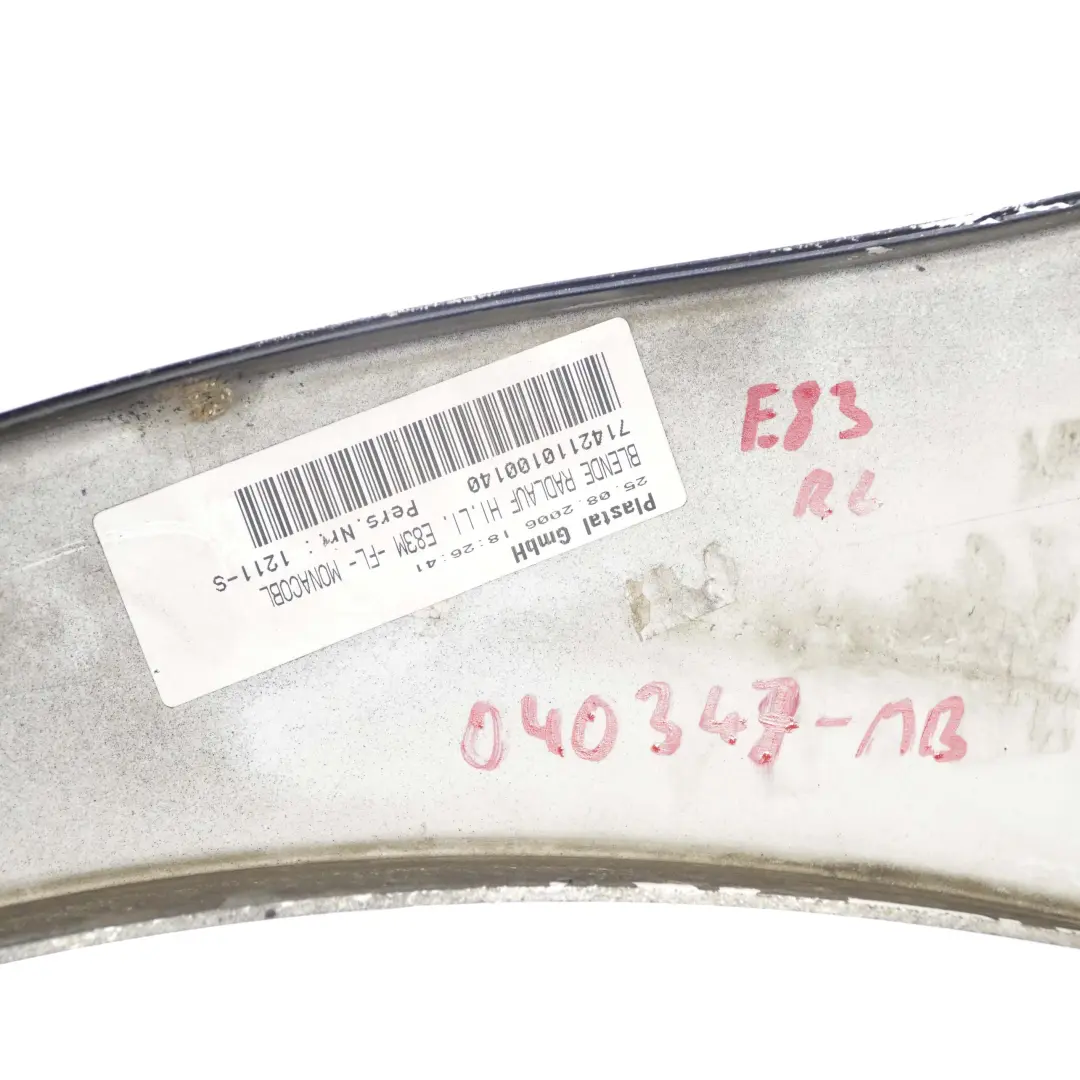 BMW M Sport Trasero Derecho Tapa del paso De rueda Monacoblau Monaco Azul A35 - SKU 0403487-MB - Número de pieza 0403487