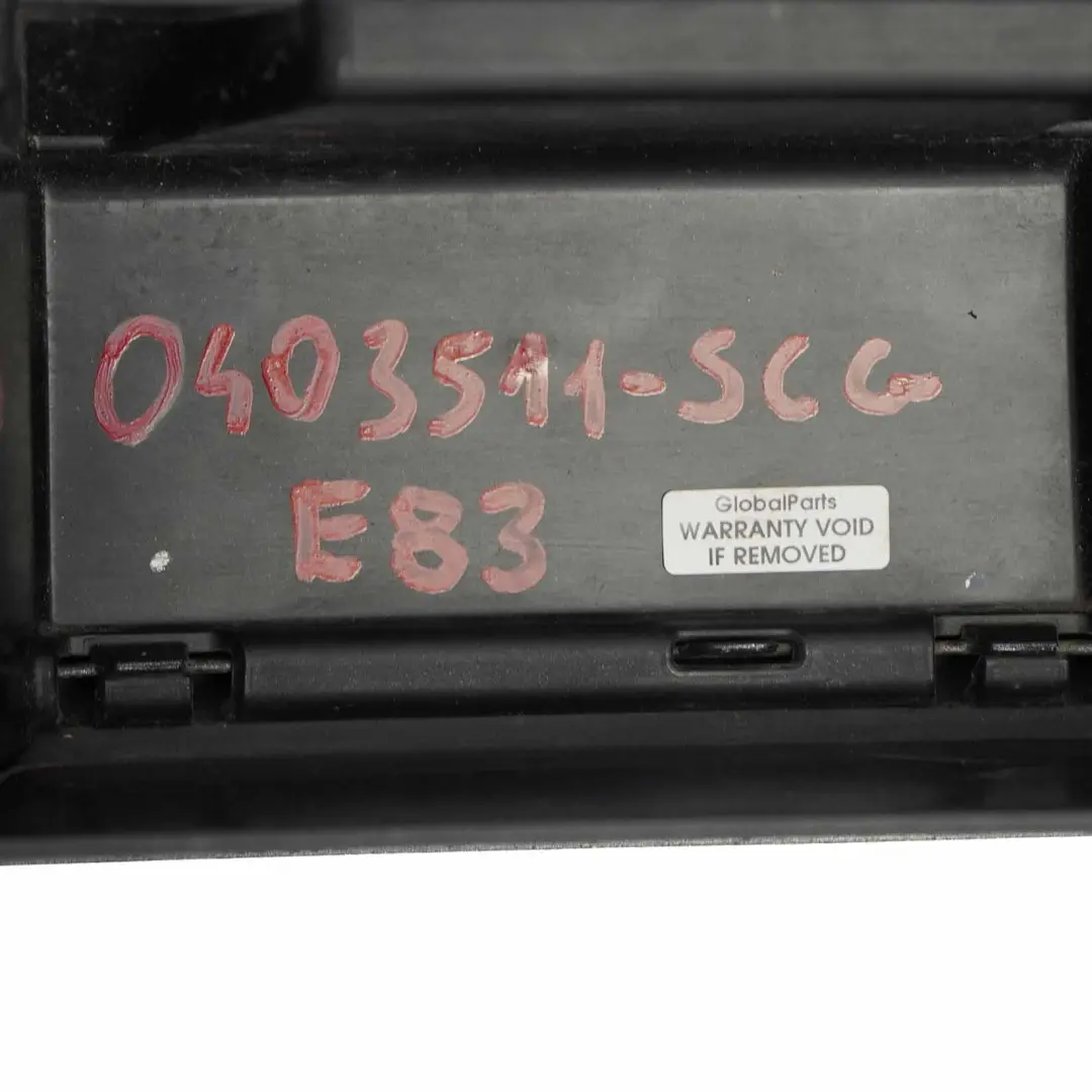 BMW X3 E83 M Sport Osłona Klapy Spacegrau - A52 - SKU 0403511-SCG - Numer Części 0403511