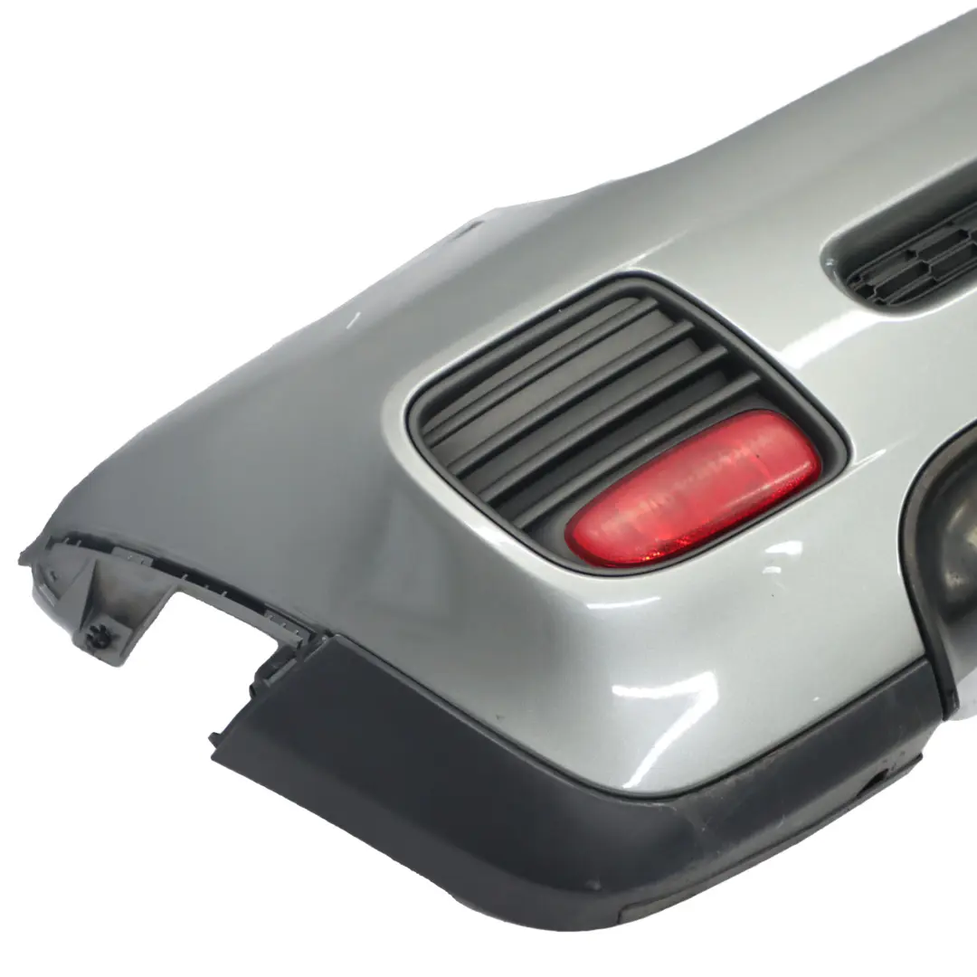 Mini R56 R57 Complete Rear Bumper Trim JCW Aerokit Dark Silver Metallic - 871 - SKU 0404110-DS - Part number 0404110