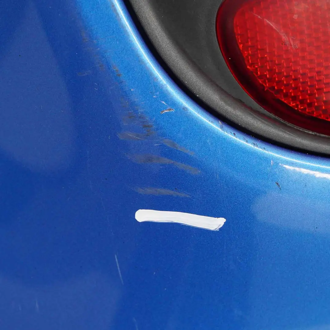 Mini Cooper R56 R57 Complete Rear Bumper Trim JCW Aerokit Laser Blue - A59 - SKU 0404110-LAB - Part number 0404110