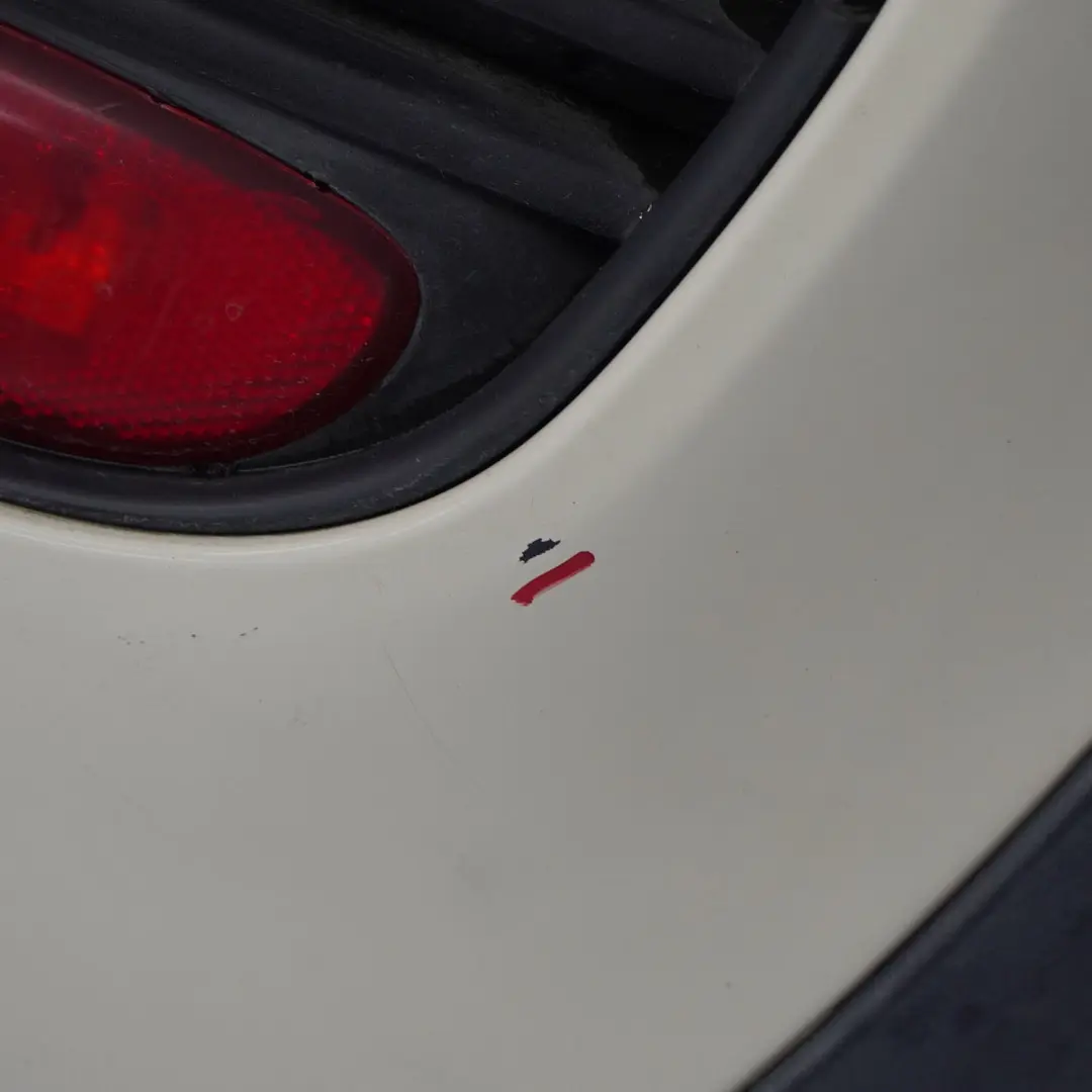 Mini R56 R57 Complete Rear Bumper Trim JCW Aerokit Pepper White - 850 - SKU 0404110-PW - Part number 0404110
