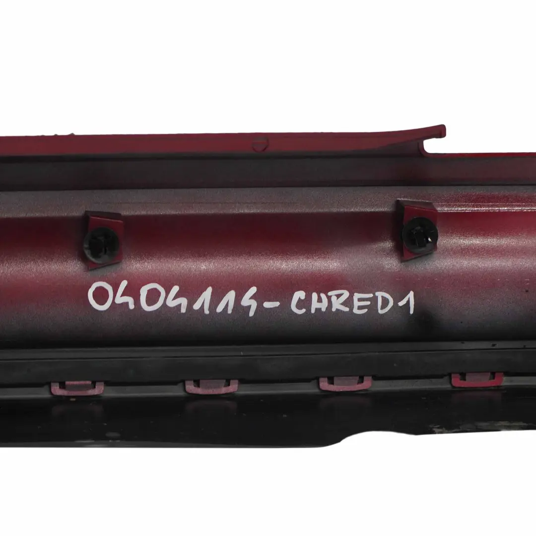 Mini R56 R57 JCW Puerta Delantera Embellecedor Lateral Faldon Chili Red - 851 - SKU 0404114-CHRED1 - Número de pieza 0404114
