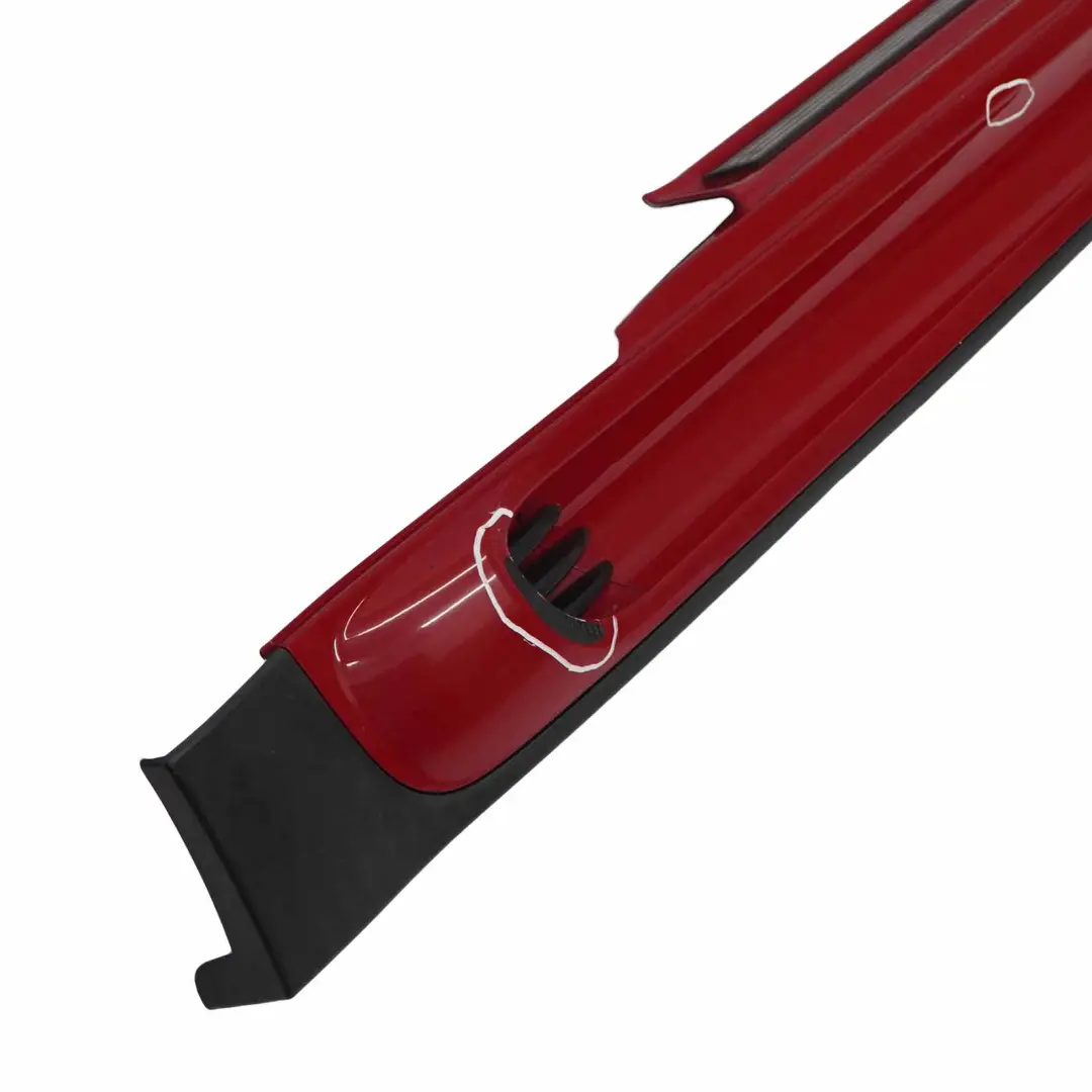 Mini R56 R57 JCW Puerta Delantera Embellecedor Lateral Faldon Chili Red - 851 - SKU 0404114-CHRED1 - Número de pieza 0404114