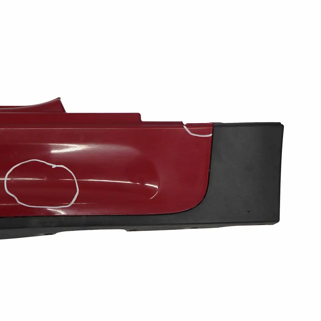 Mini R56 R57 JCW Puerta Delantera Embellecedor Lateral Faldon Chili Red - 851 - SKU 0404114-CHRED1 - Número de pieza 0404114