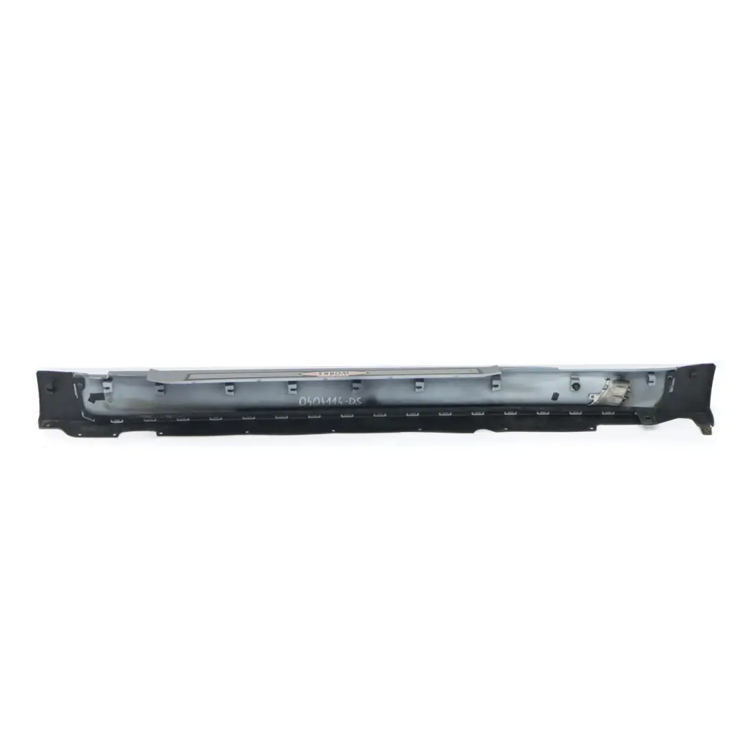 Mini R56 R57 JCW Right Door O/S Sill Skirt Side Trim Dark Silver Metallic - 871 - SKU 0404114-DS - Part number 0404114