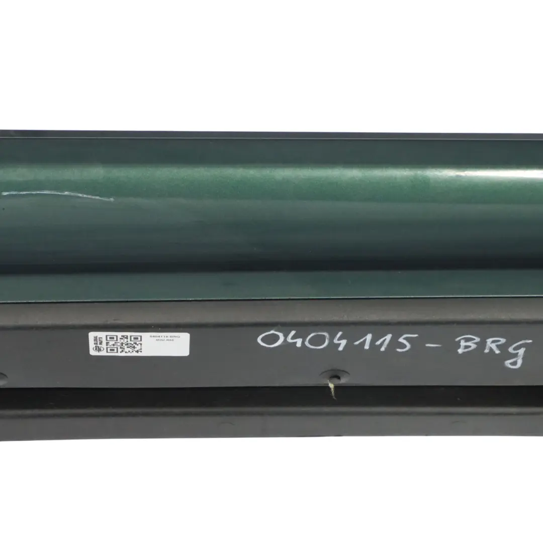 Mini R56 R57 JCW Bas de porte gauche Bas de caisse British Racing Green - A67 - SKU 0404115-BRG - Numéro de pièce 0404115
