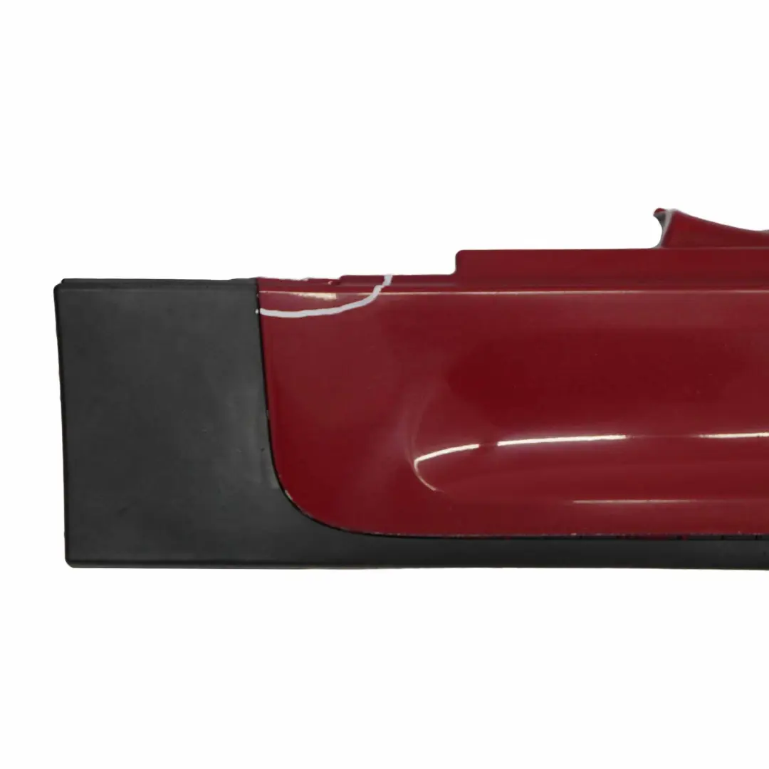 Mini R56 R57 JCW Puerta Izquierda Embellecedor Lateral Faldon Chili Red - 851 - SKU 0404115-CHRED - Número de pieza 0404115