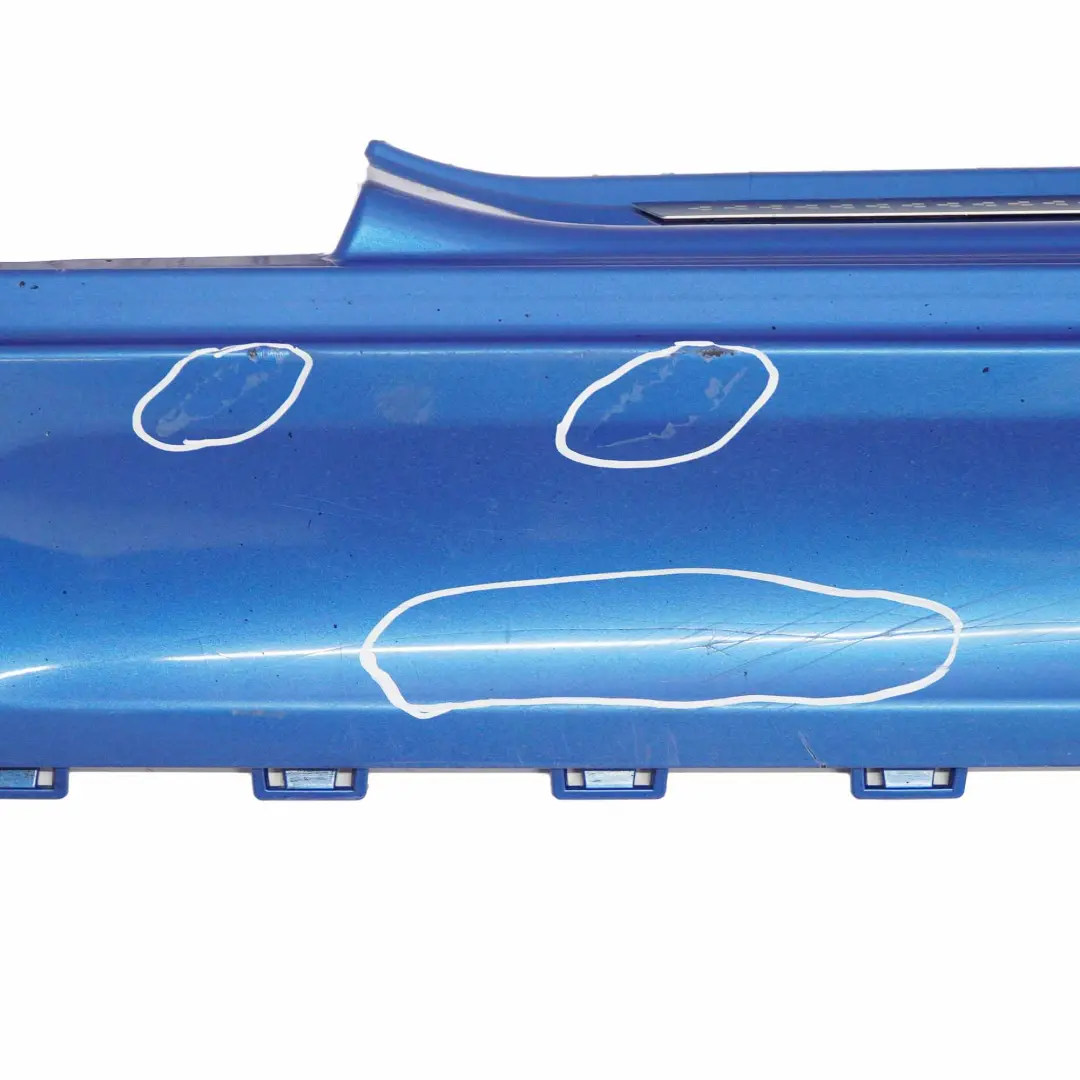 Mini R56 R57 JCW Puerta Izquierda Embellecedor Lateral Faldon Laser Azul - A59 - SKU 0404115-LAB - Número de pieza 0404115