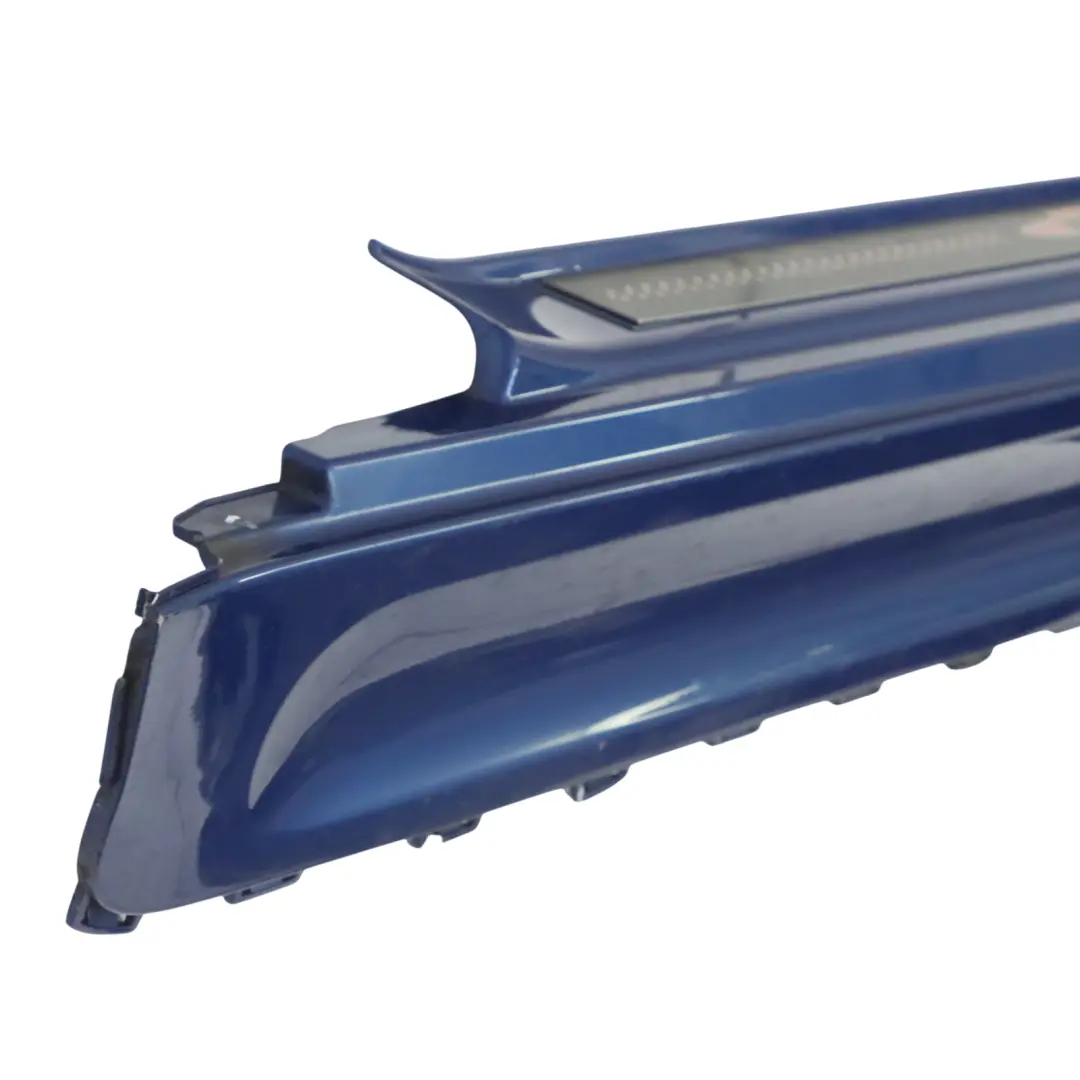 Mini Cooper R56 R57 JCW Left Door N/S Sill Skirt Side Trim Lightning Blue - A63 - SKU 0404115-LB - Part number 0404115