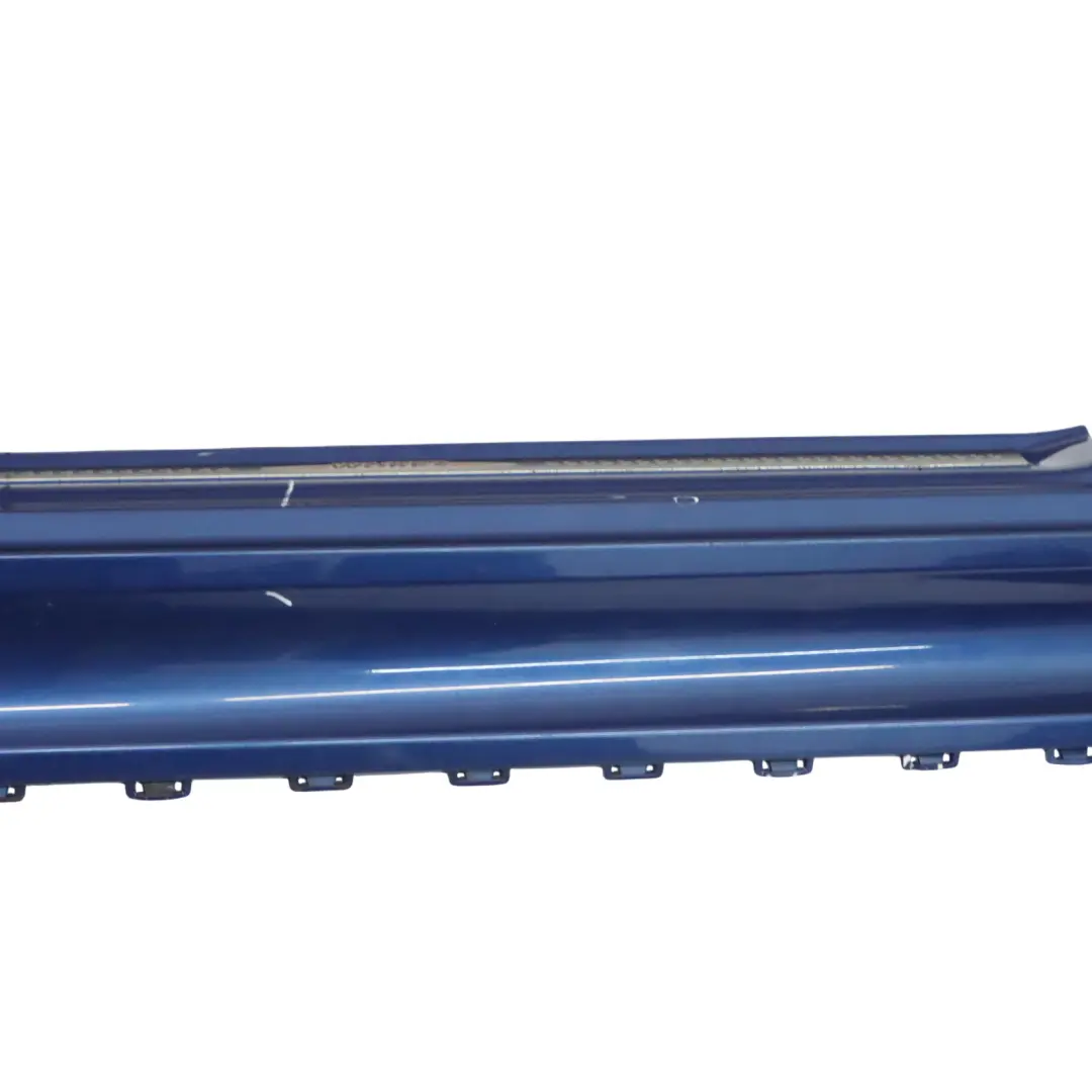 Mini R56 R57 JCW Linke Schwellerleiste Seitenverkleidung Lightning Blue - A63 - SKU 0404115-LB - Teilenummer 0404115