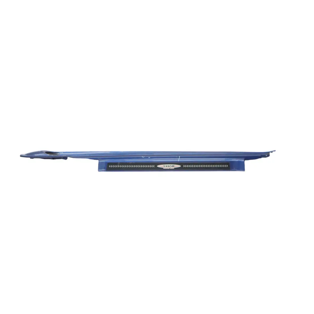 Mini Cooper R56 R57 JCW Left Door N/S Sill Skirt Side Trim Lightning Blue - A63 - SKU 0404115-LB - Part number 0404115