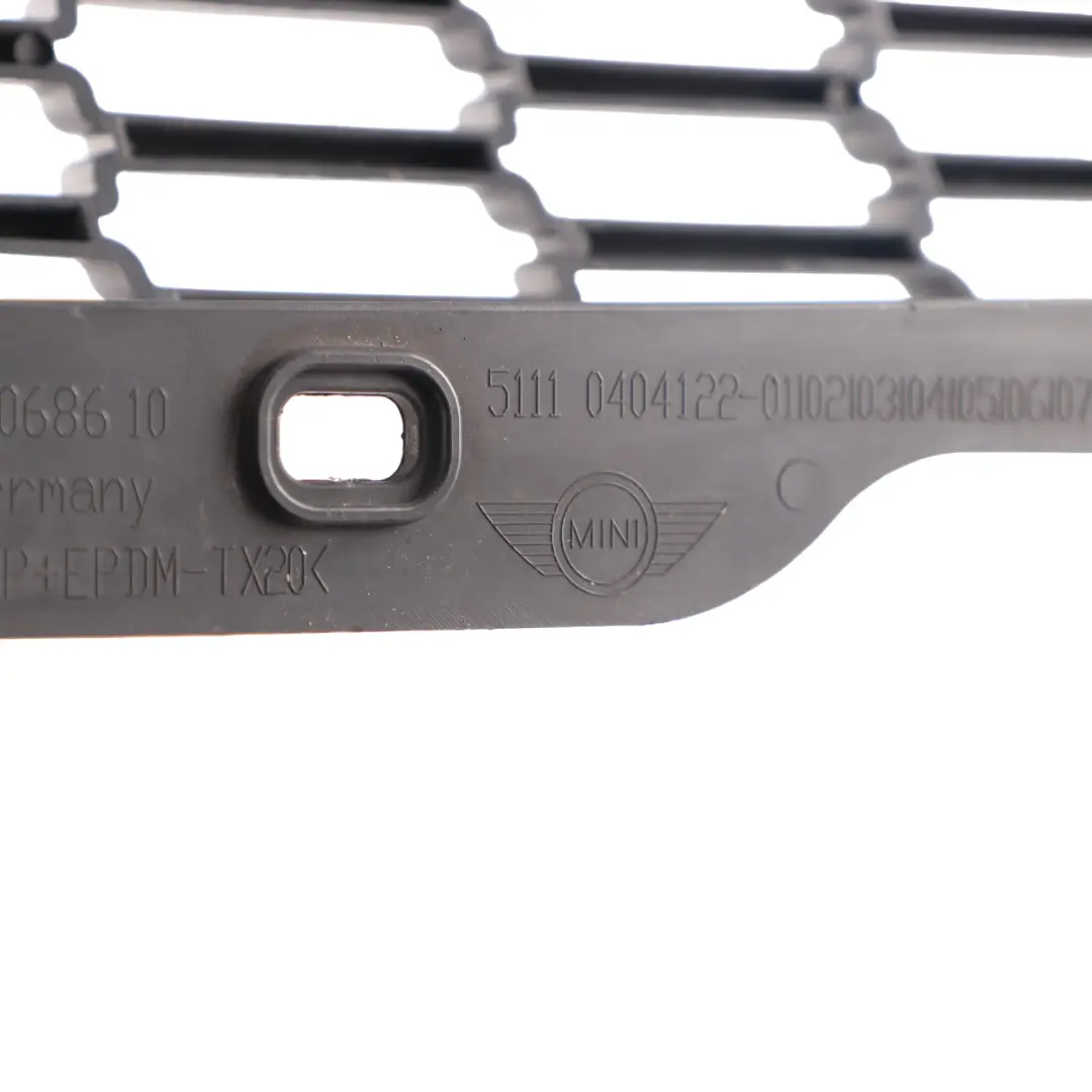 Aerodynamic Front Bumper Grille Air Inlet Top to Mini Cooper R55 R56 JCW with Part number 0404122 Mini Cooper R55 R56 JCW Aerodynamic Front Bumper Grille Air Inlet Top - SKU 0404122 - Part number 0404122