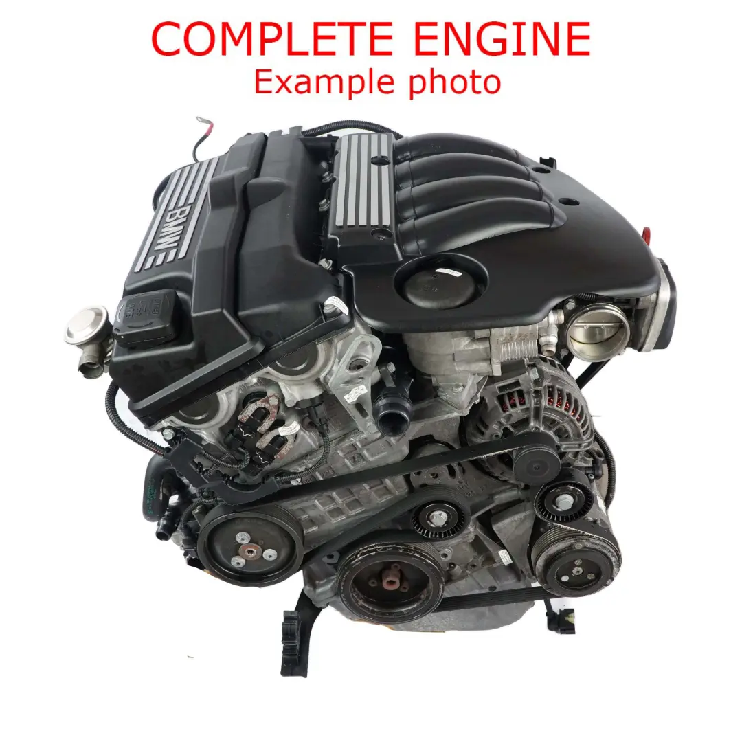 BMW X3 er E83 2.0i Benzin N46 Nackter Motor N46B20B 150PS 129 000 km GARANTIE - SKU 0406822 - Teilenummer 0406822