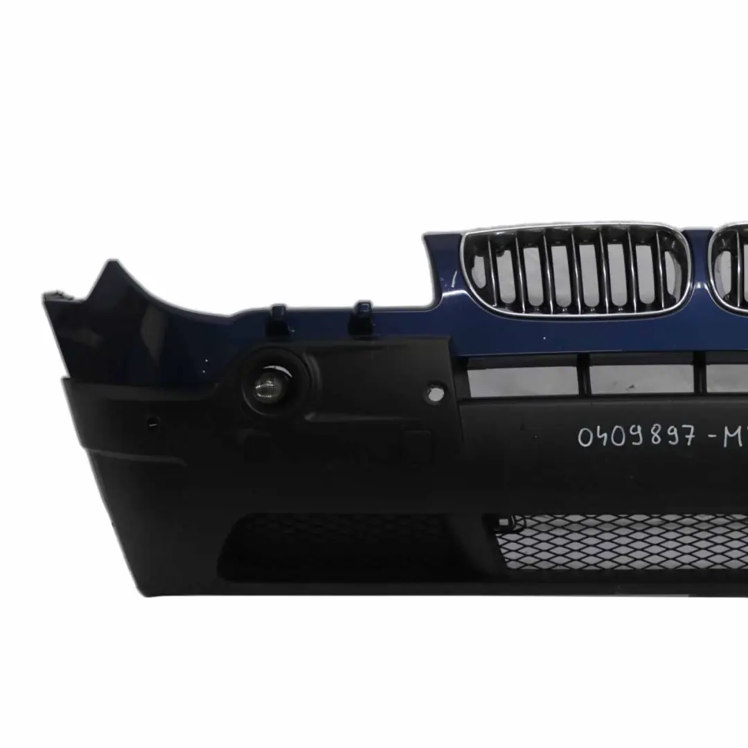 BMW X3 E83 Front Bumper PDC Headlight Cleaning Mysticblau Blue Metallic - A07 - SKU 0409897-MYS - Part number 0409897