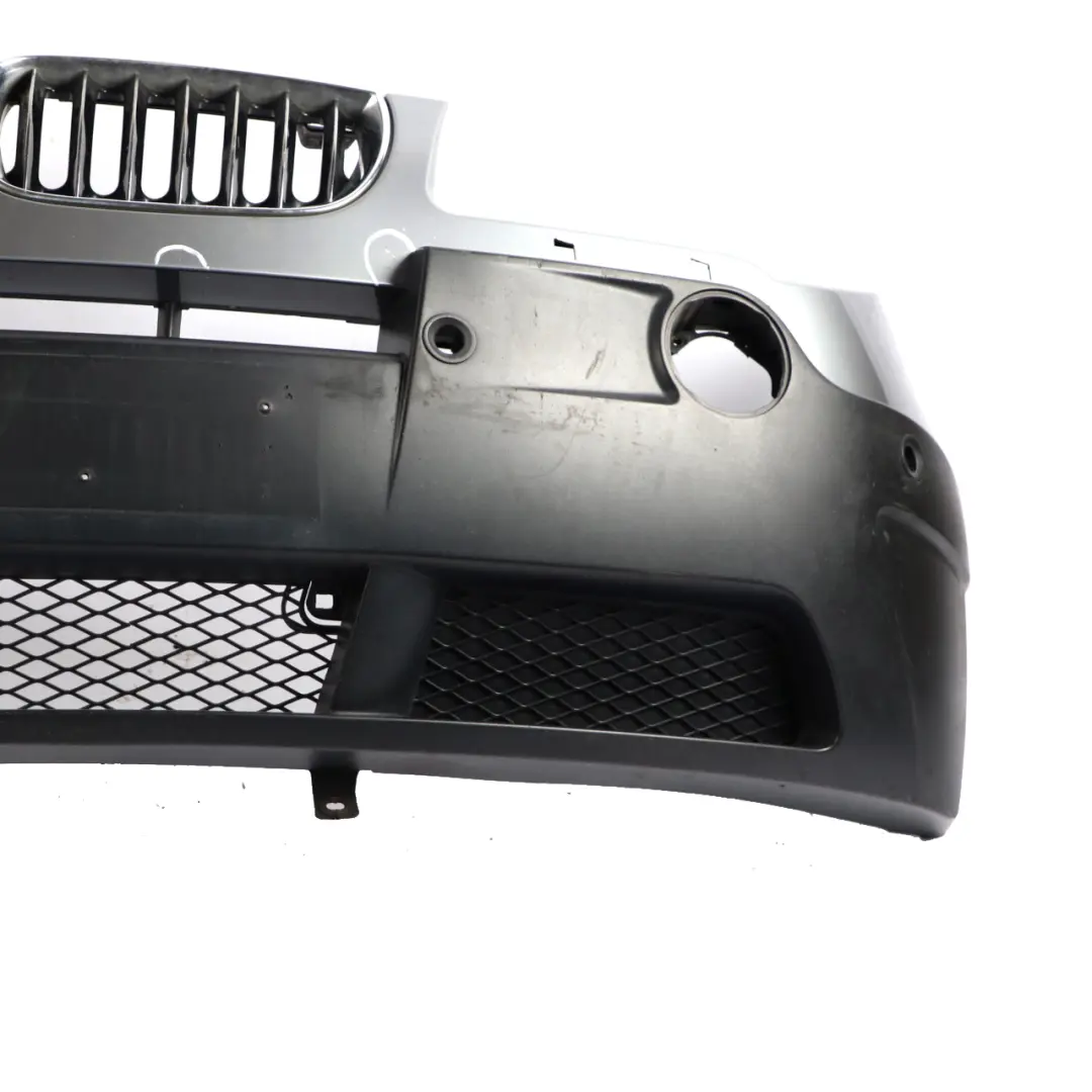 BMW X3 E83 Front Bumper PDC Headlight Cleaning Silbergrau Grey Metallic - A08 - SKU 0409897-SBG - Part number 0409897