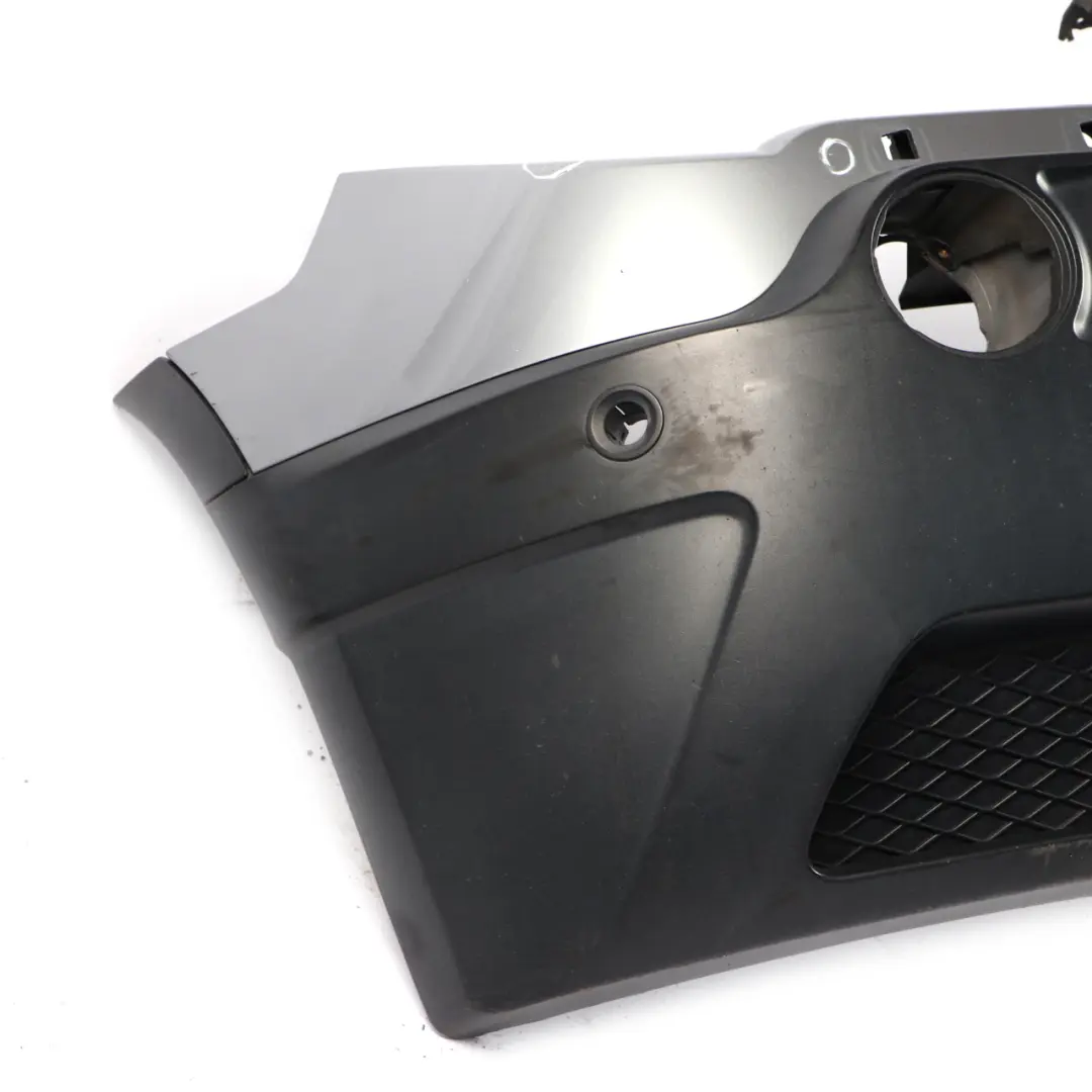 Front Bumper PDC Headlight Cleaning Silbergrau Grey Metallic - A08 to BMW X3 E83 with Part number 0409897 BMW X3 E83 Front Bumper PDC Headlight Cleaning Silbergrau Grey Metallic - A08 - SKU 0409897-SBG - Part number 0409897