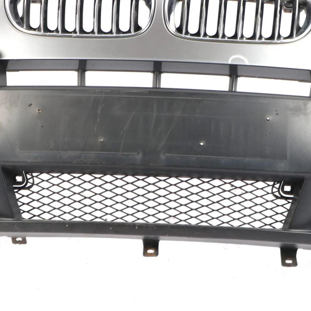 BMW X3 E83 Front Bumper PDC Headlight Cleaning Silbergrau Grey Metallic - A08 - SKU 0409897-SBG - Part number 0409897