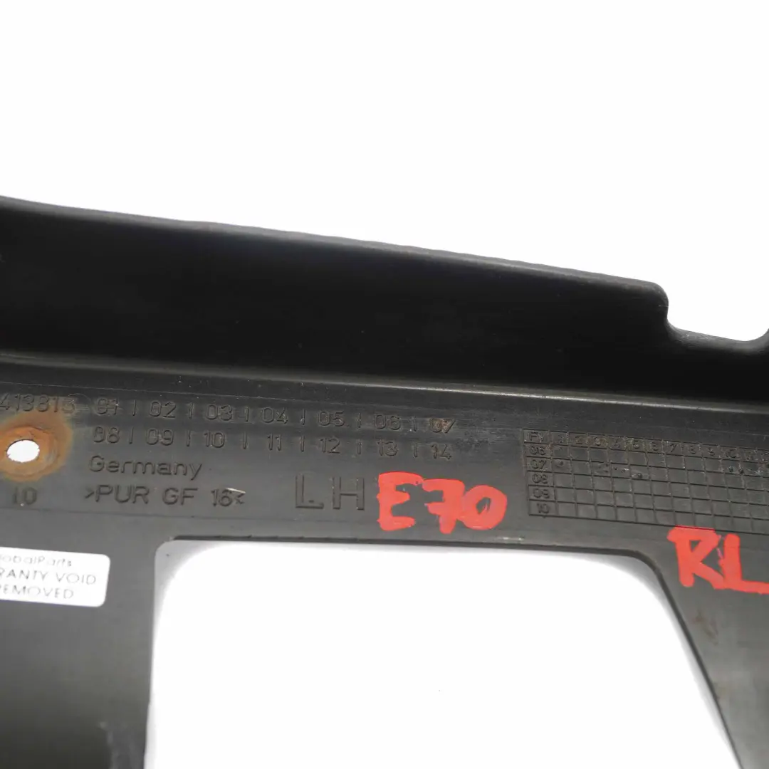 Paraurti Posteriore Sinistro Supporto Staffa Montaggio per BMW X5 E70 Aero con numero di parte 0413813 BMW X5 E70 Aero Paraurti Posteriore Sinistro Supporto Staffa Montaggio - SKU 0413813 - Numero di parte 0413813