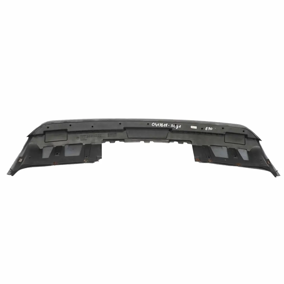 BMW X5 E70 Diffusore Paraurti Aero Pannello Posteriore Centrale Spacegrau - A52 - SKU 0413818-SCG1 - Numero di parte 0413818