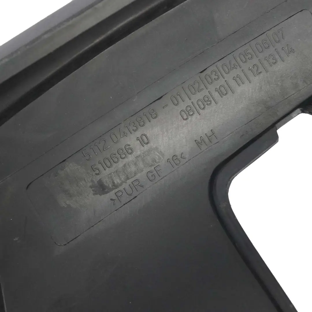 BMW X5 E70 Bumper Diffuser Aero Rear Lower Centre Trim Panel Black Sapphire 475 - SKU 413818 - Part number 0413818