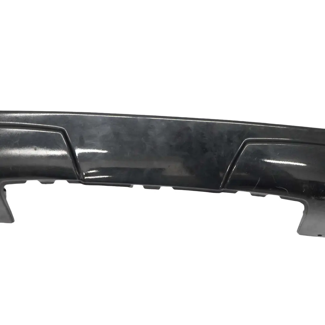 BMW X5 E70 Bumper Diffuser Aero Rear Lower Centre Trim Panel Black Sapphire 475 - SKU 413818 - Part number 0413818