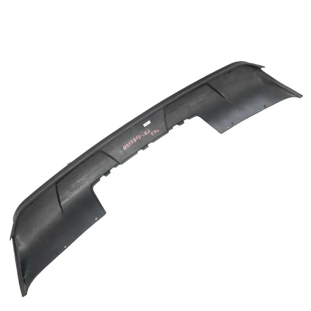 BMW X5 E70 Bumper Diffuser Aero Rear Lower Centre Trim Panel Black Sapphire 475 - SKU 413818 - Part number 0413818