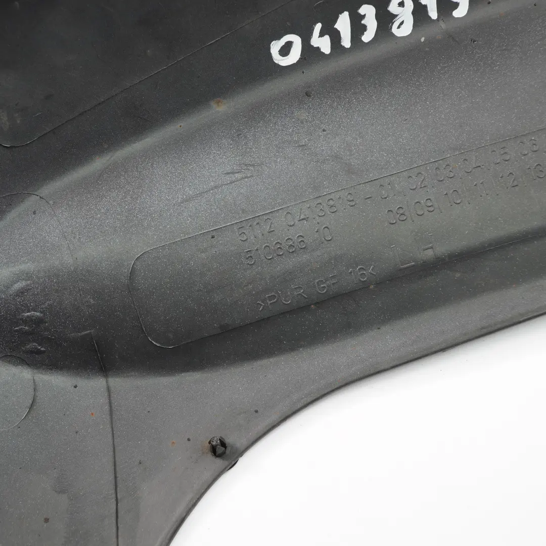 BMW X5 E70 Bumper Rear Left N/S Aero Lower Side Trim Cover Black Sapphire - 475 - SKU 0413819-BS - Part number 0413819