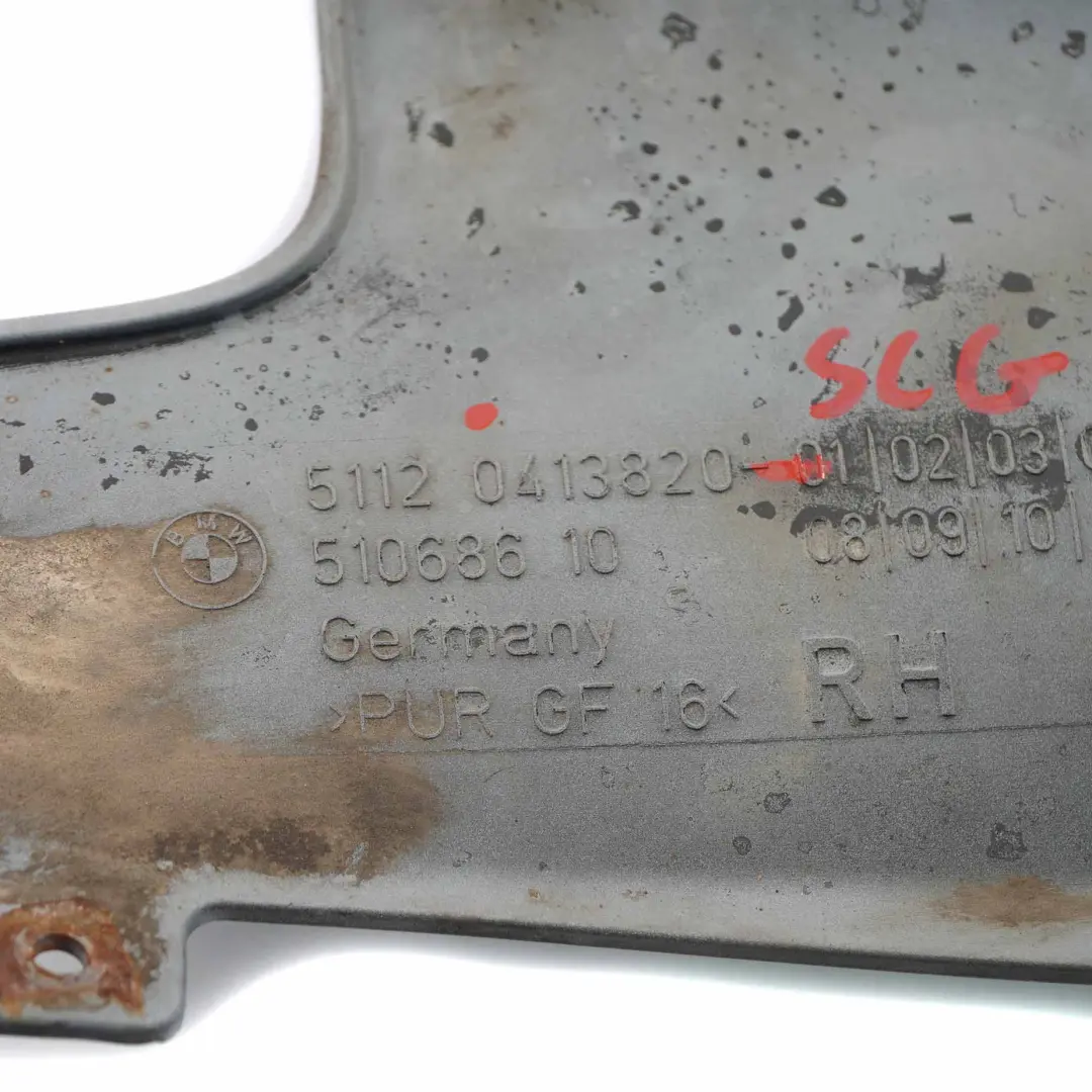 BMW X5 E70 Aero Stossfänger Abdeckung Deckel Rechts Spacegrau Grau - A52 - SKU 0413820-SCG - Teilenummer 0413820