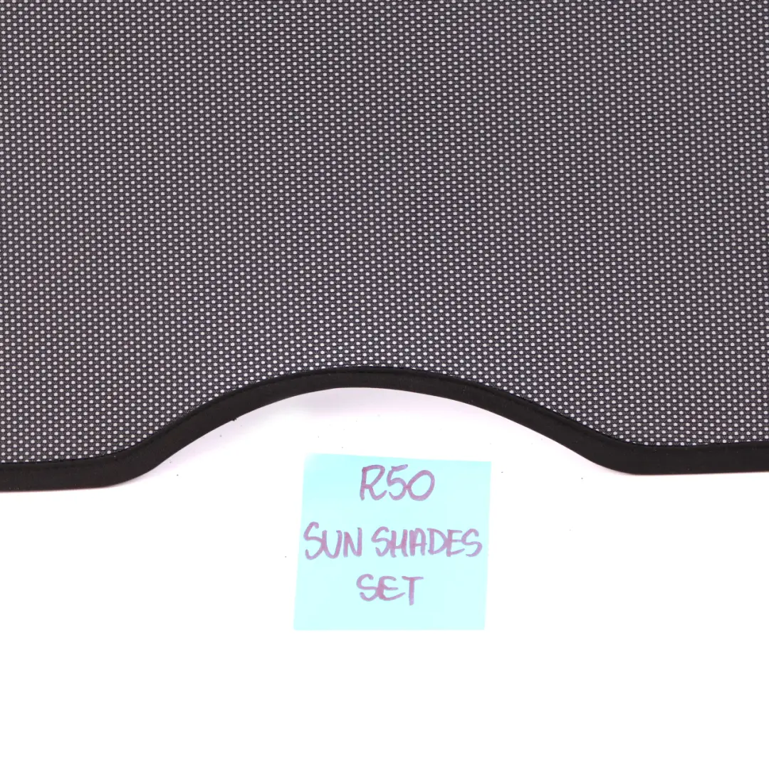 Mini Cooper One R50 R53 Sun Shades Set Window Cover Mesh Rear Blinds - SKU 0413976 - Part number 0413976