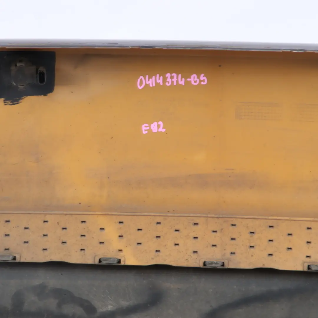 Bumper 335i 335d Aerodynamic Aero PDC Black Sapphire - 475 to BMW E92 E93 Rear with Part number 0414374 BMW E92 E93 Rear Bumper 335i 335d Aerodynamic Aero PDC Black Sapphire - 475 - SKU 0414374-BS - Part number 0414374