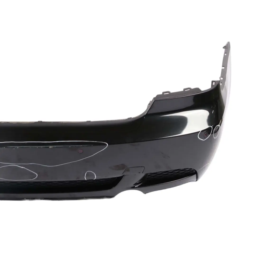 BMW E92 E93 Rear Bumper 335i 335d Aerodynamic Aero PDC Black Sapphire - 475 - SKU 0414374-BS - Part number 0414374