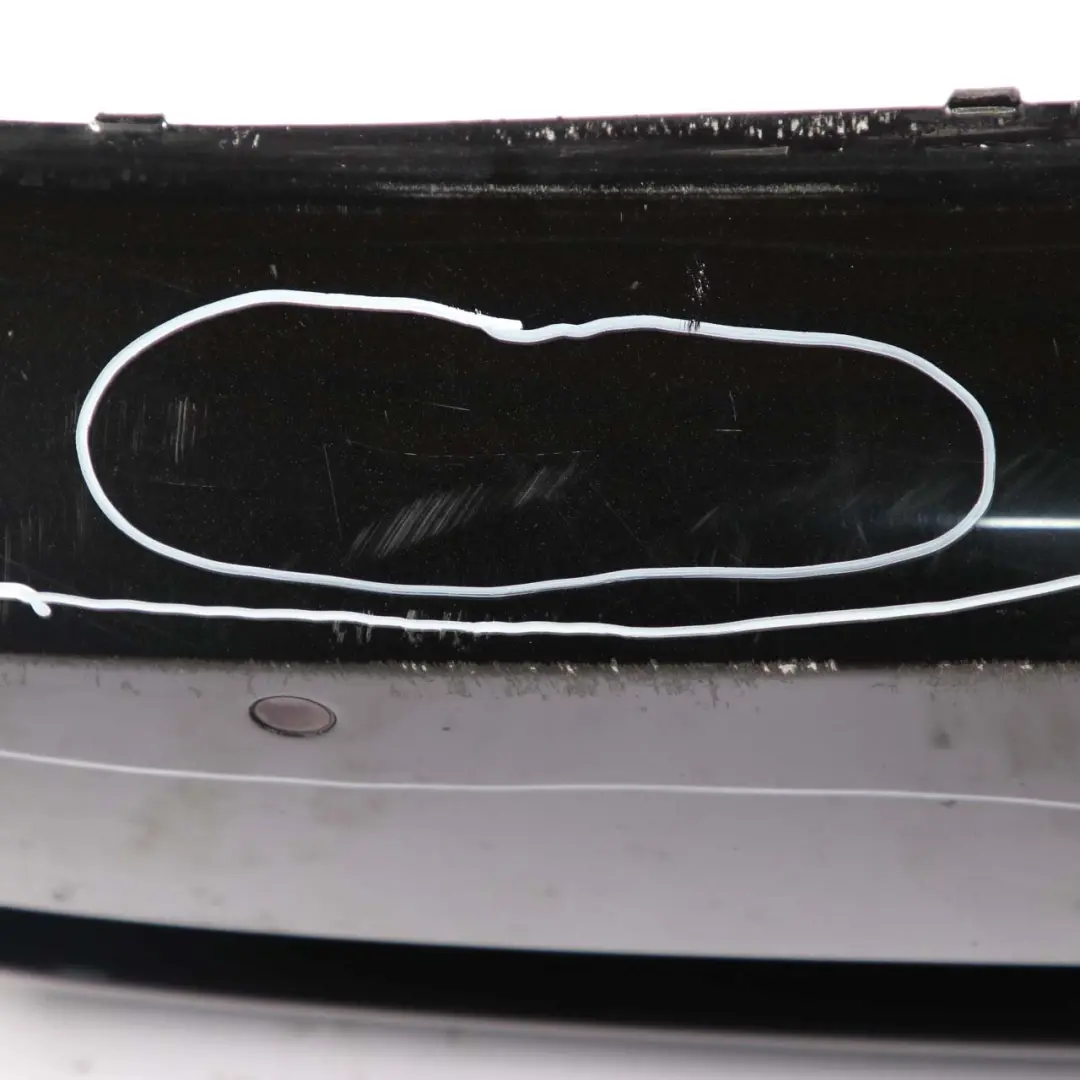 Bumper 335i 335d Aerodynamic Aero PDC Black Sapphire - 475 to BMW E92 E93 Rear with Part number 0414374 BMW E92 E93 Rear Bumper 335i 335d Aerodynamic Aero PDC Black Sapphire - 475 - SKU 0414374-BS - Part number 0414374