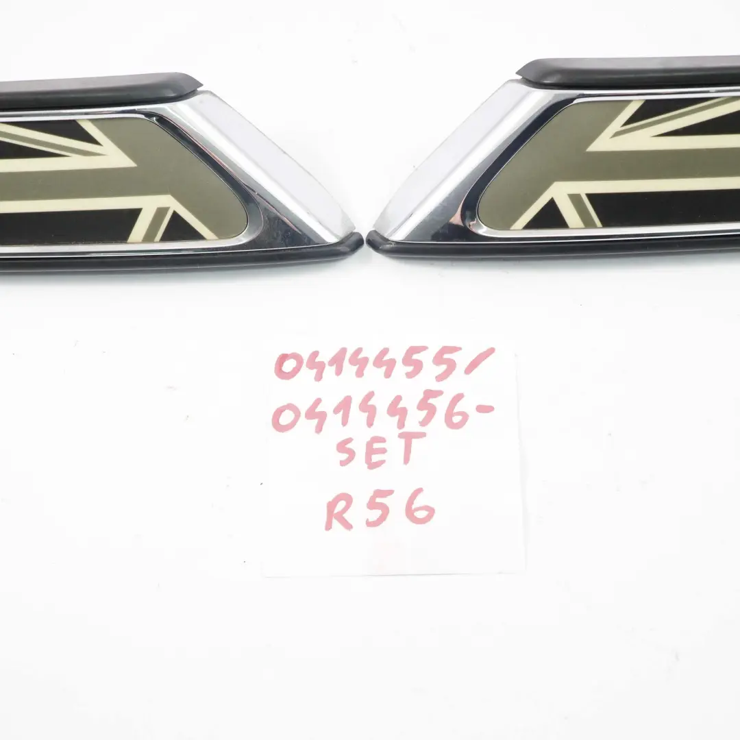 Mini R56 Feux Indicateurs de Direction Clignotant Kit Gauche Droite UK Flag - SKU 0414455/0414456 - Numéro de pièce 0414455