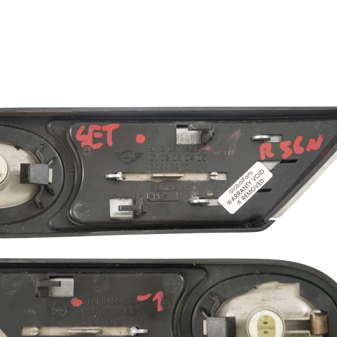 Side Indicator Mini R56 LCI Left Right N/O/S Direction Turn Trim Set London 2012 to with Part number 0414455 Side Indicator Mini R56 LCI Left Right N/O/S Direction Turn Trim Set London 2012 - SKU 0414455-1 - Part number 0414455