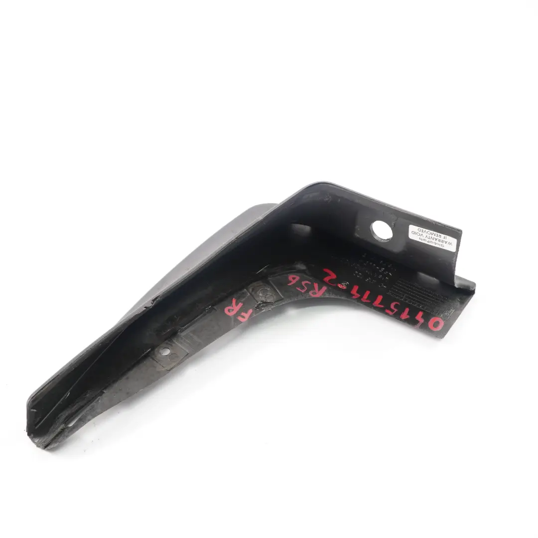 Bavette avant Mini R55 R56 R57 pare-chocs avant droit 0415122 pour à propos du numéro de pièce 0415114 Bavette avant Mini R55 R56 R57 pare-chocs avant droit 0415122 - SKU 0415114-2 - Numéro de pièce 0415114