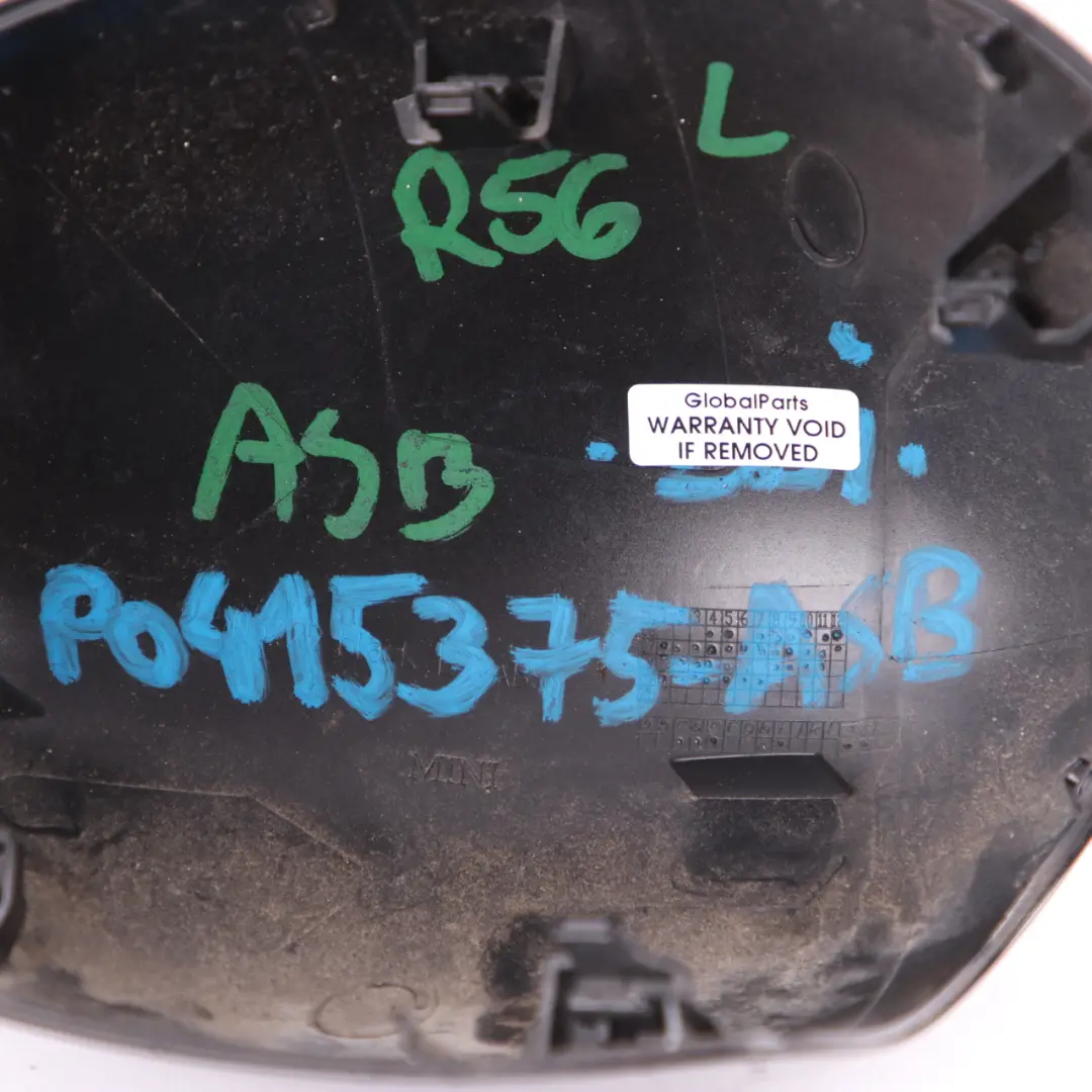 Wing Mirror Cover MINI R55 R56 Power Fold Cap Casing Left N/S Astro Black A25 to with Part number 0415375 Wing Mirror Cover MINI R55 R56 Power Fold Cap Casing Left N/S Astro Black A25 - SKU 0415375-ASB - Part number 0415375