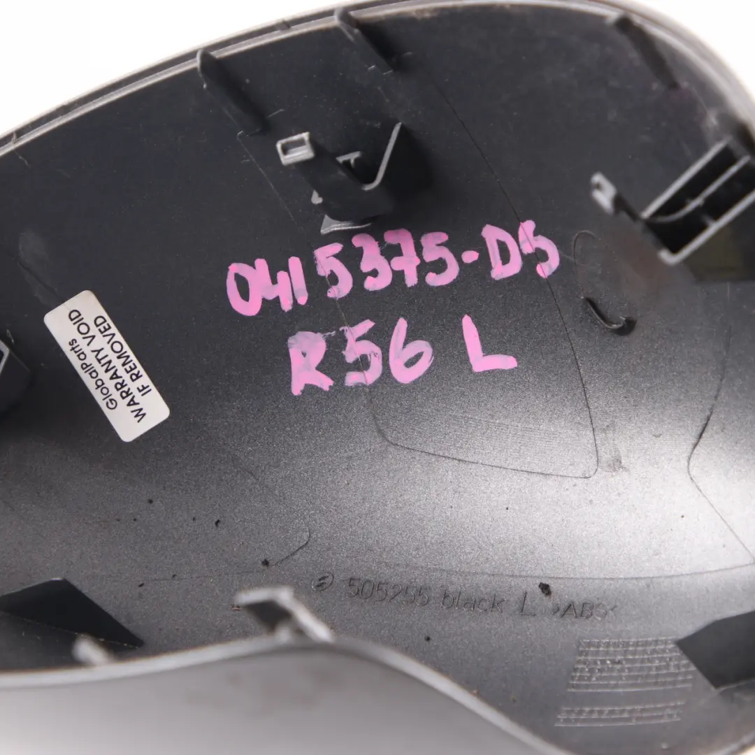 Cover Wing Mirror Mini R55 R56 Power Fold Cap Casing Left N/S Dark Silver - 871 - SKU 0415375-DS - Part number 0415375