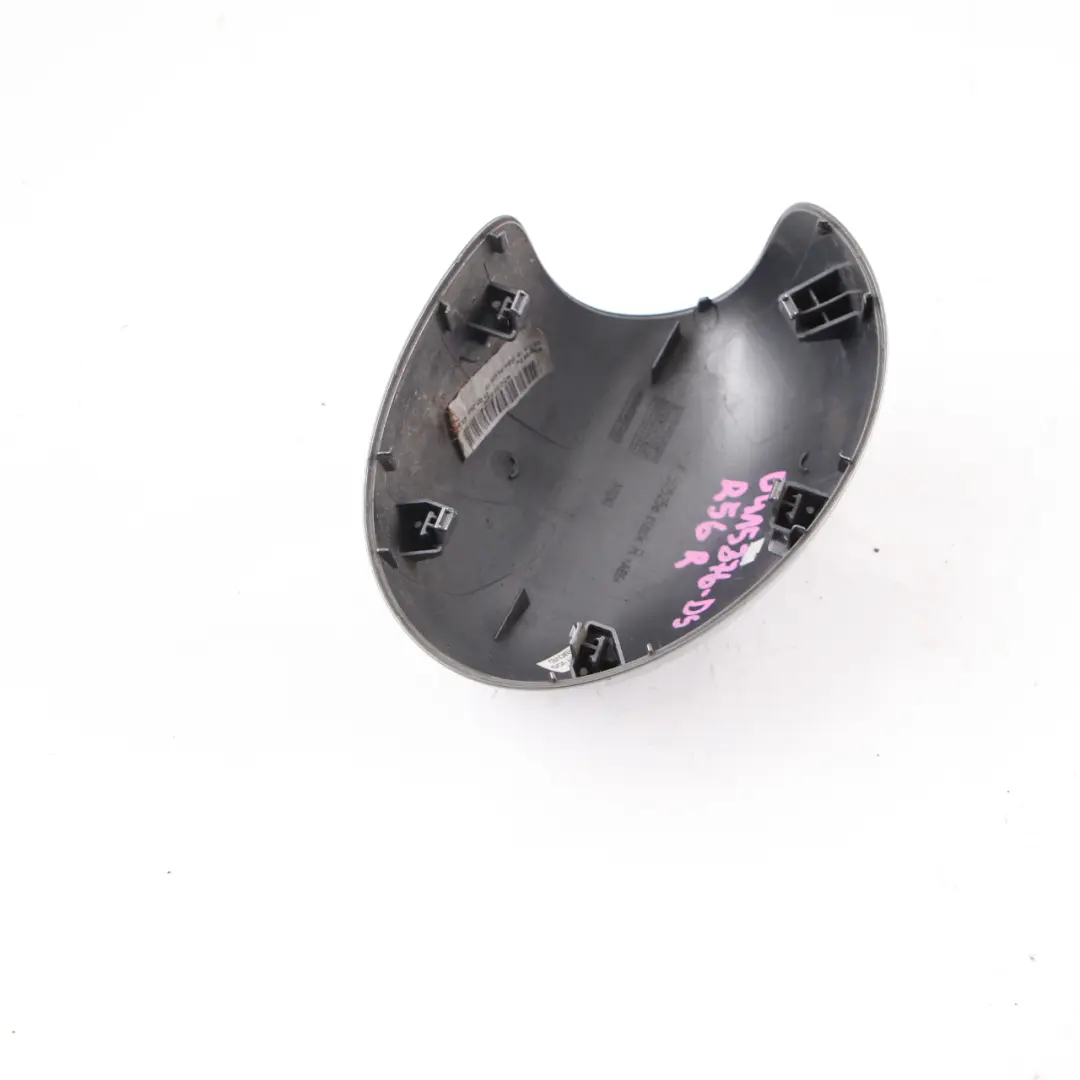 Wing Mirror Cover Mini R55 R56 Power Fold Casing Right O/S Dark Silver Metallic to with Part number 0415376 Wing Mirror Cover Mini R55 R56 Power Fold Casing Right O/S Dark Silver Metallic - SKU 0415376-DS - Part number 0415376