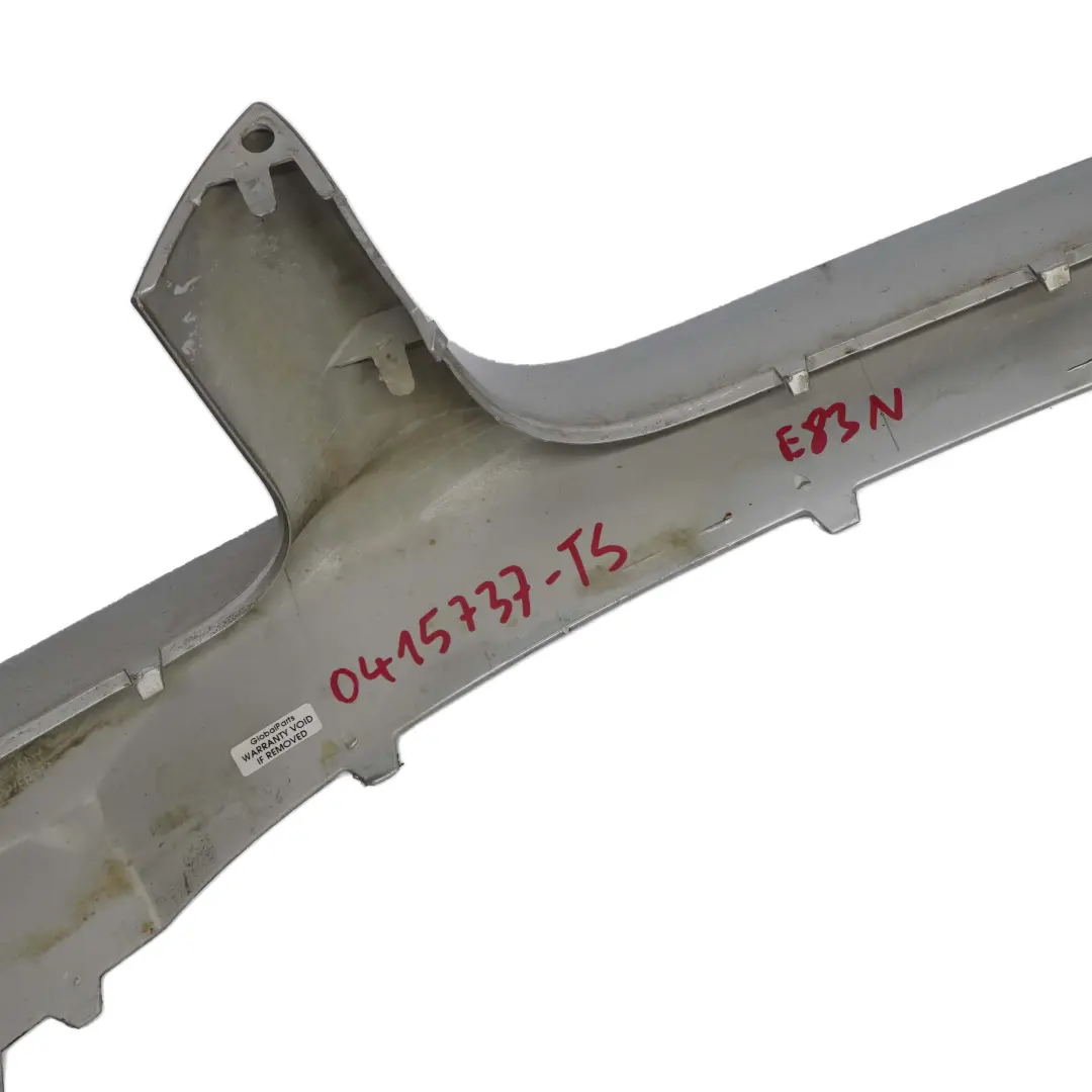 Panel Inferior Paragolpes Titansilber Plata Embellecedor Frontal para BMW X3 E83 LCI con número de pieza 0415737 BMW X3 E83 LCI Panel Inferior Paragolpes Titansilber Plata Embellecedor Frontal - SKU 0415737-TS - Número de pieza 0415737